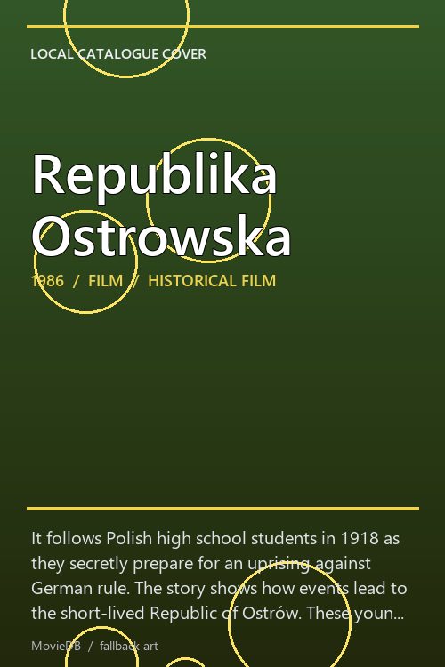 Republika Ostrowska poster