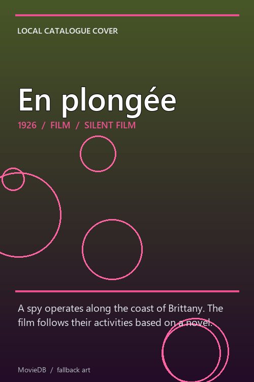 En plongée poster