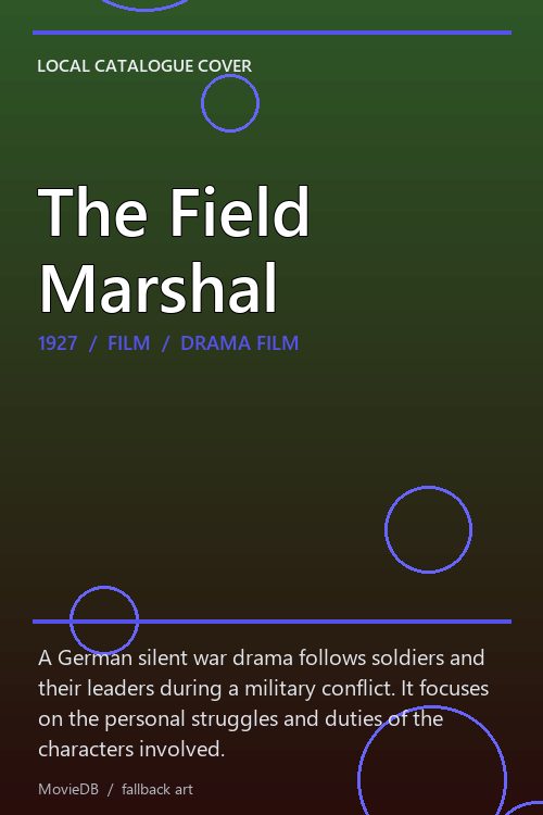 The Field Marshal poster