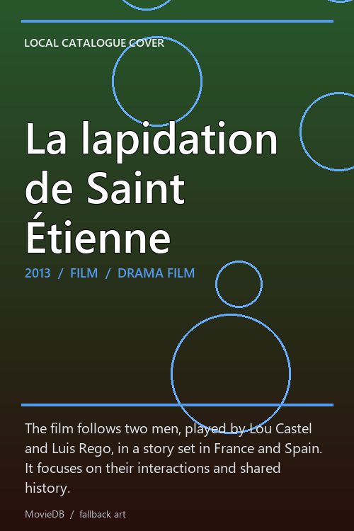La lapidation de Saint Étienne poster
