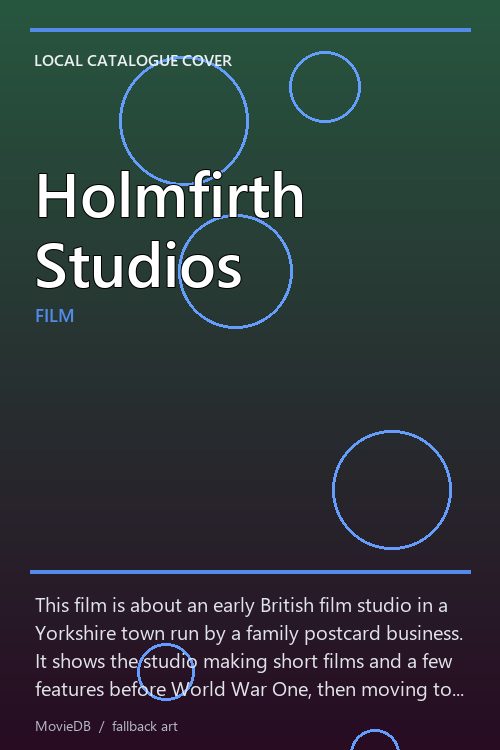 Holmfirth Studios poster