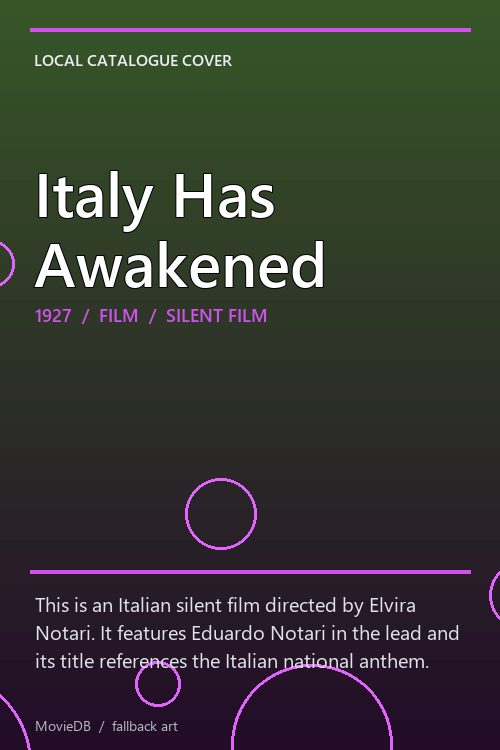 Italy Has Awakened poster
