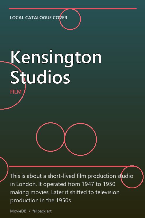 Kensington Studios poster