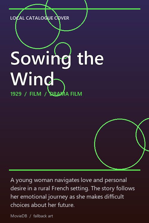 Sowing the Wind poster