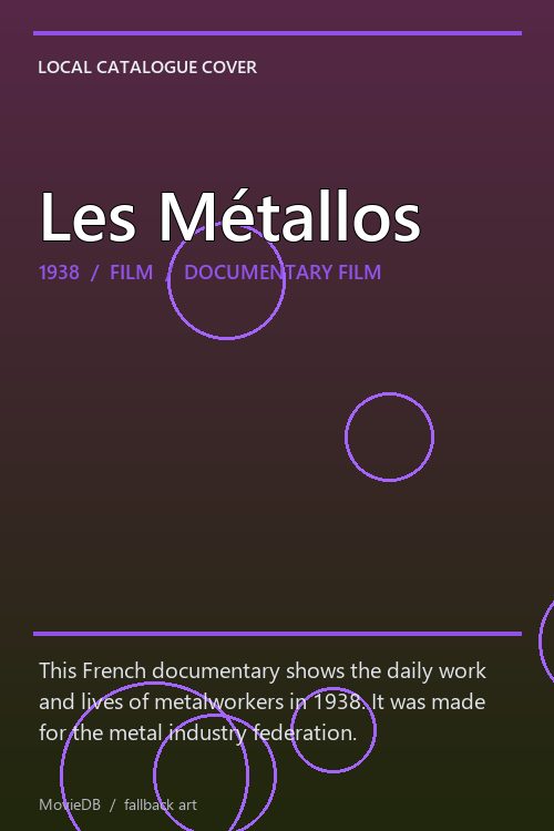 Les Métallos poster
