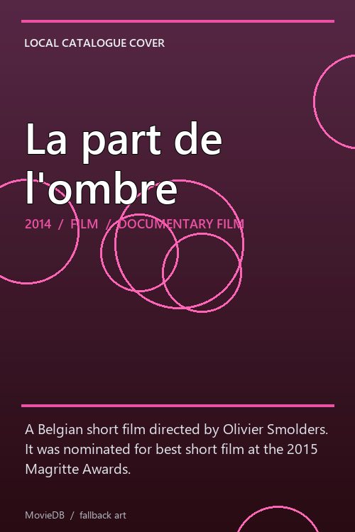 La part de l'ombre poster