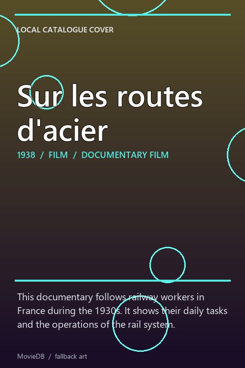 Sur les routes d'acier poster
