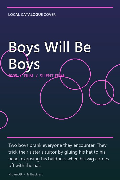 Boys Will Be Boys poster