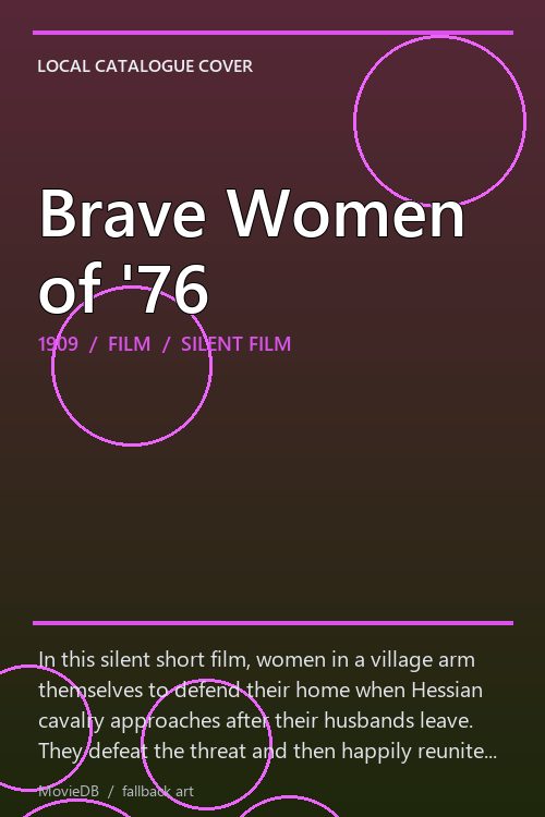 Brave Women of '76 poster