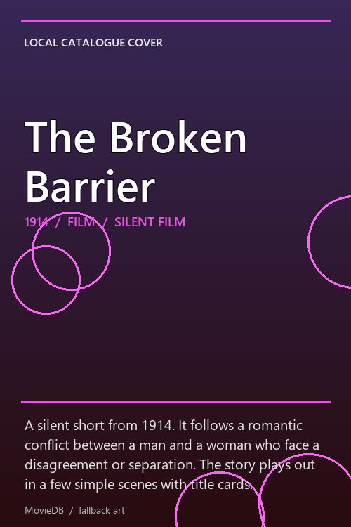 The Broken Barrier poster