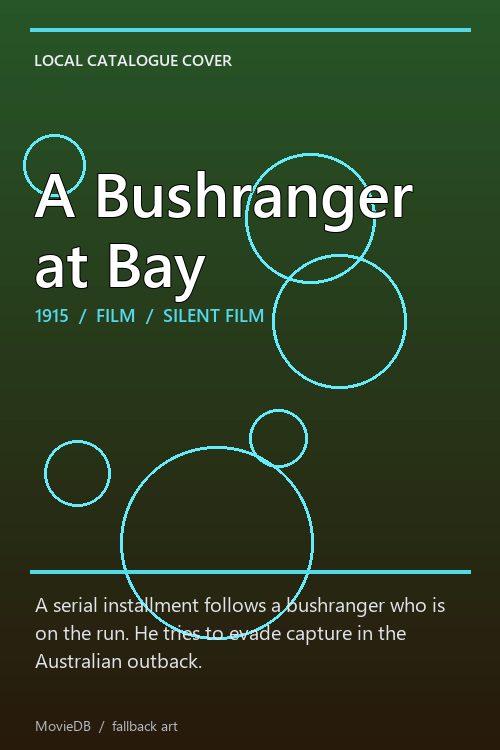 A Bushranger at Bay poster