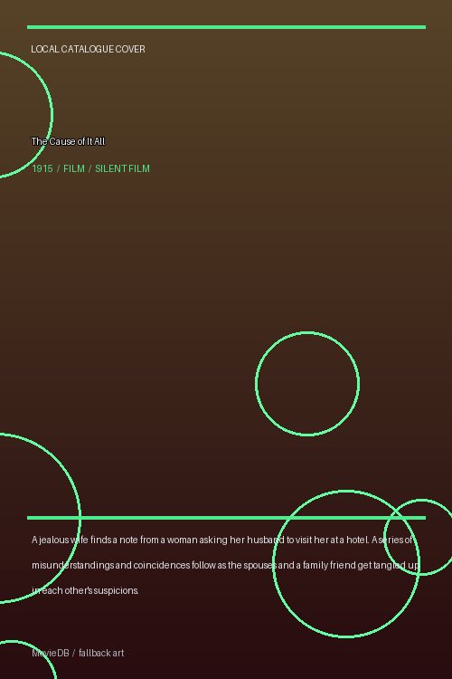 The Cause of It All poster