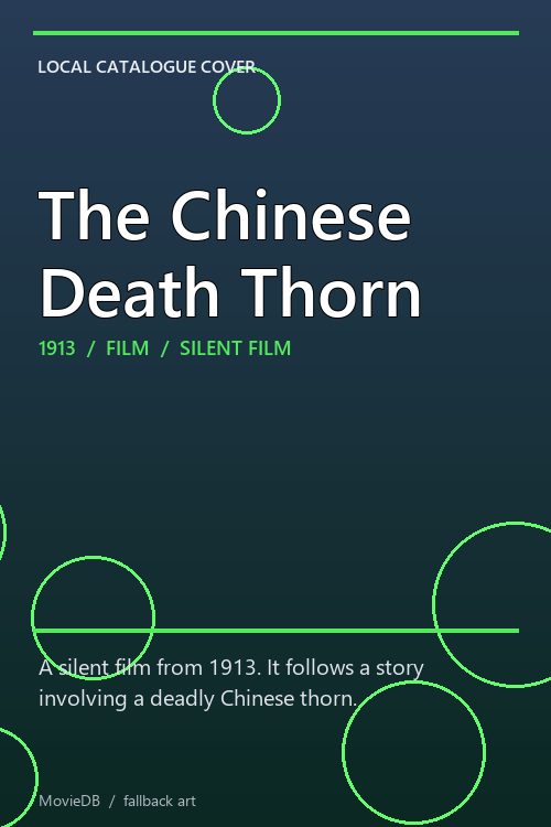 The Chinese Death Thorn poster