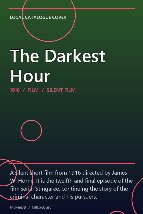 The Darkest Hour poster
