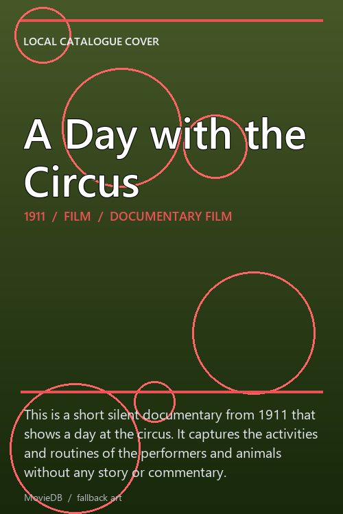 A Day with the Circus poster