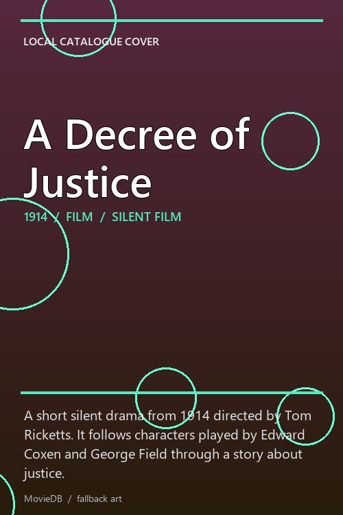 A Decree of Justice poster