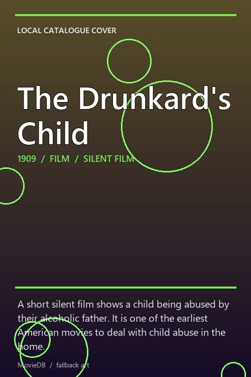 The Drunkard's Child poster