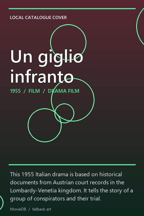 Un giglio infranto poster