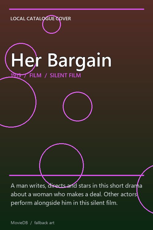 Her Bargain poster