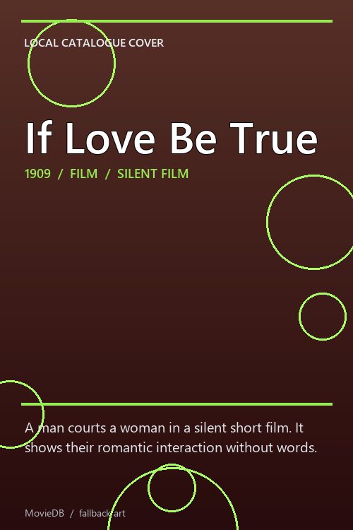 If Love Be True poster