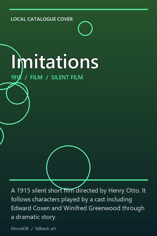 Imitations poster