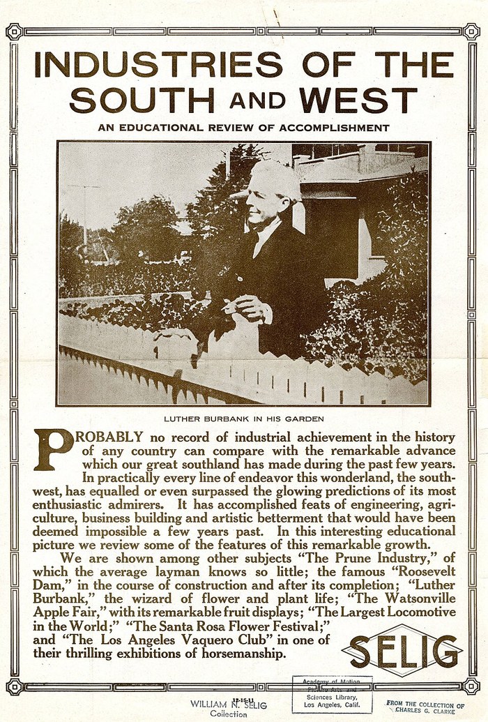 Industries of the South and West poster