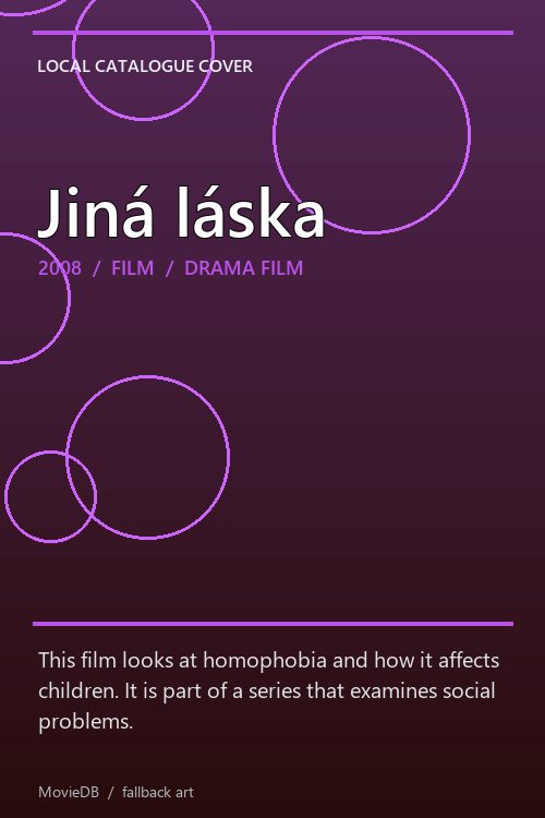 Jiná láska poster