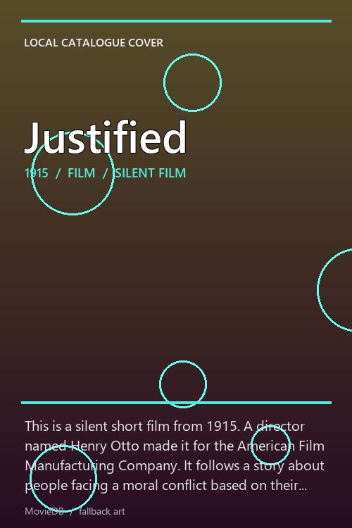 Justified poster