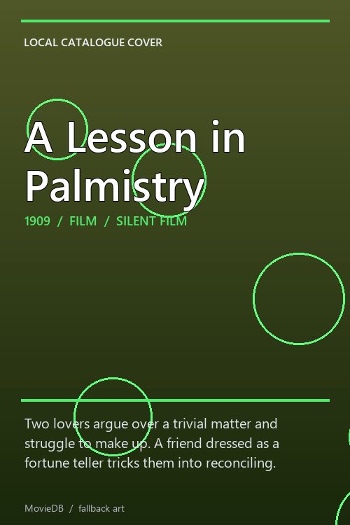 A Lesson in Palmistry poster