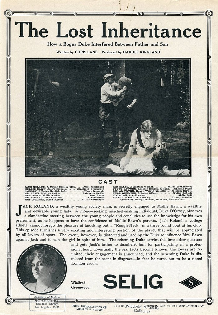 The Lost Inheritance poster