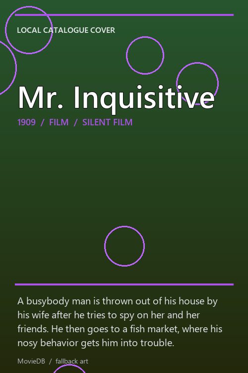 Mr. Inquisitive poster