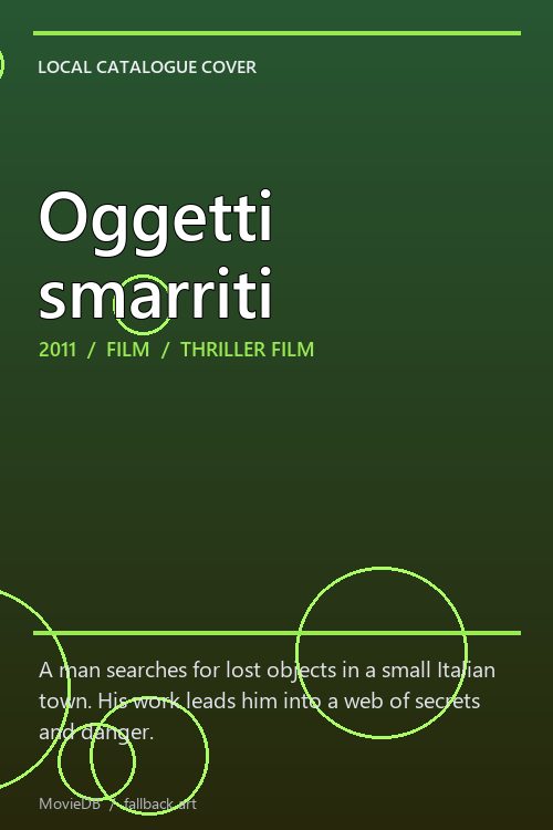Oggetti smarriti poster