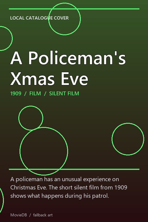 A Policeman's Xmas Eve poster