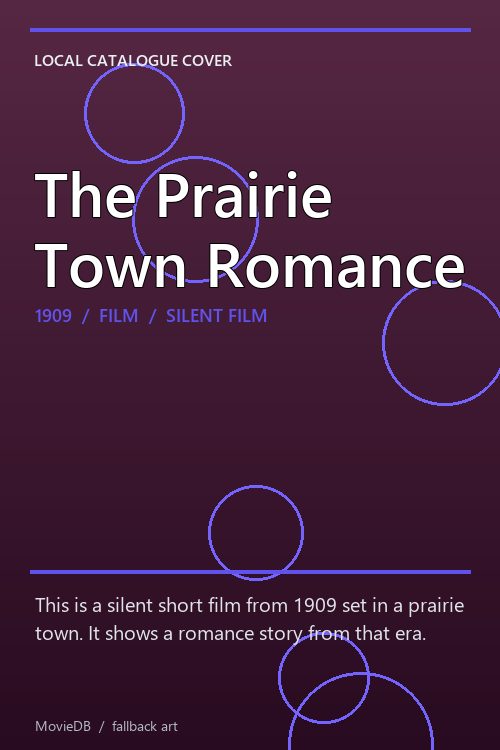 The Prairie Town Romance poster