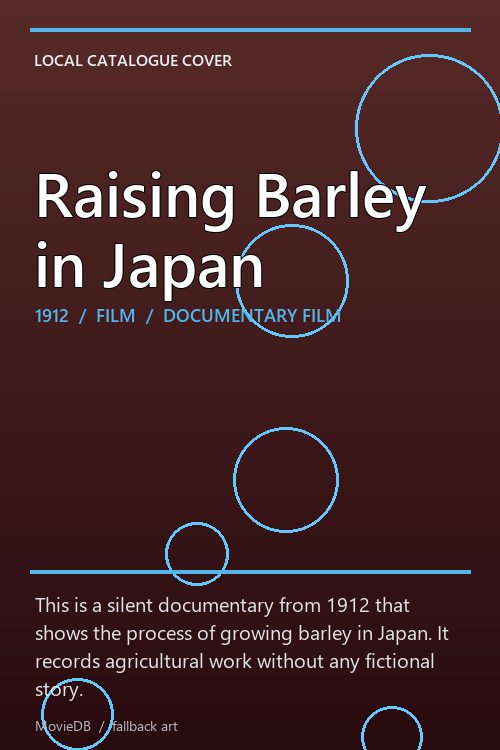 Raising Barley in Japan poster