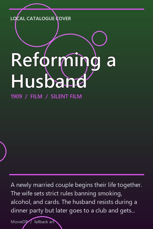 Reforming a Husband poster