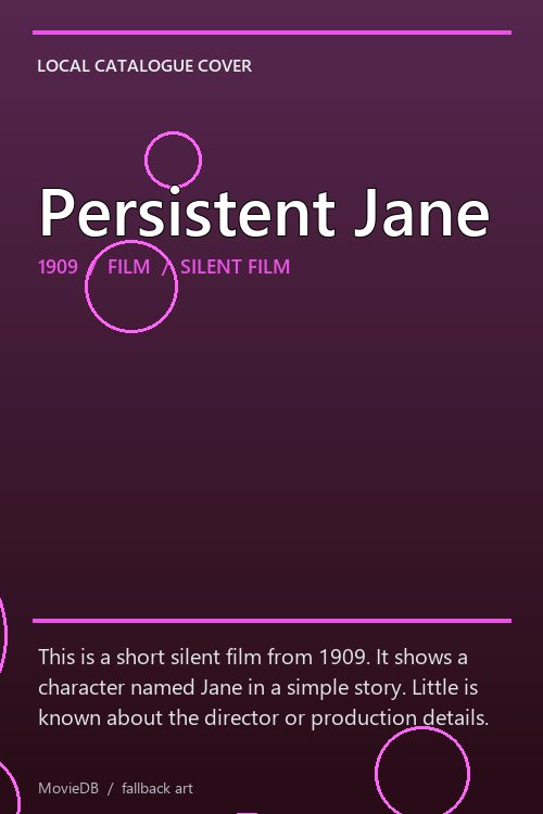 Persistent Jane poster