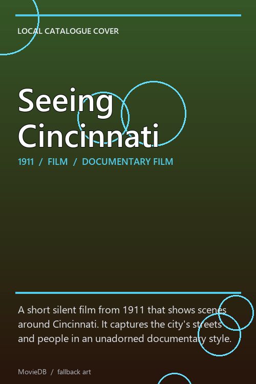 Seeing Cincinnati poster