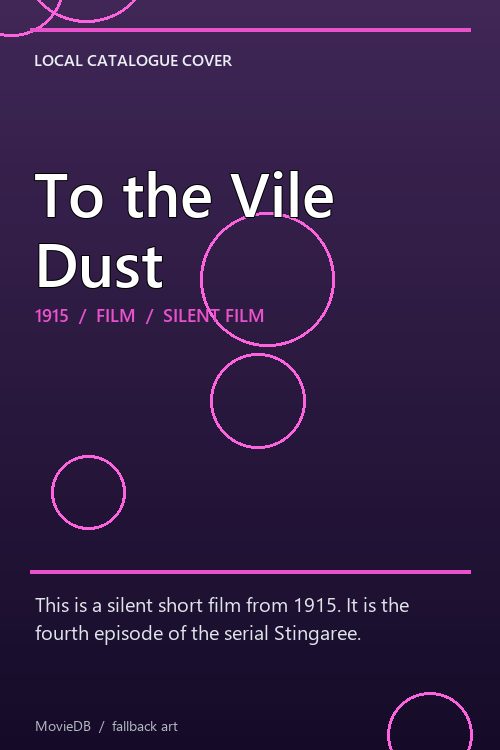 To the Vile Dust poster