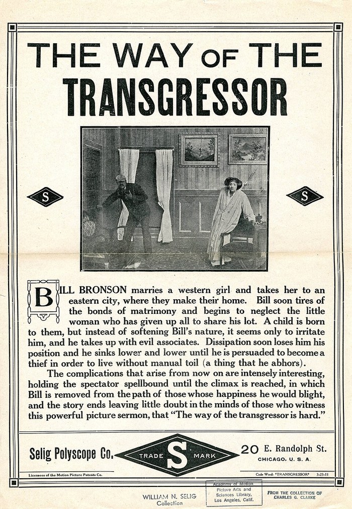 The Way of the Transgressor poster