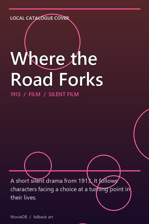 Where the Road Forks poster