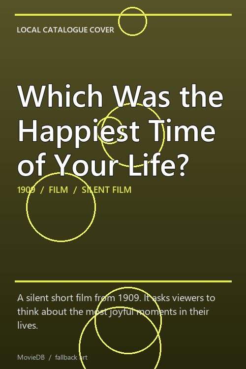 Which Was the Happiest Time of Your Life? poster