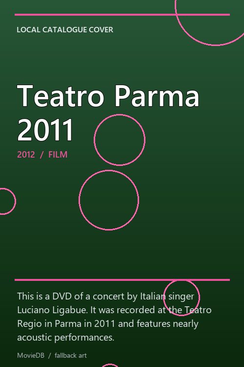 Teatro Parma 2011 poster