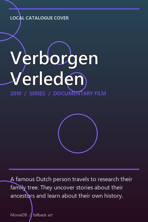 Verborgen Verleden poster