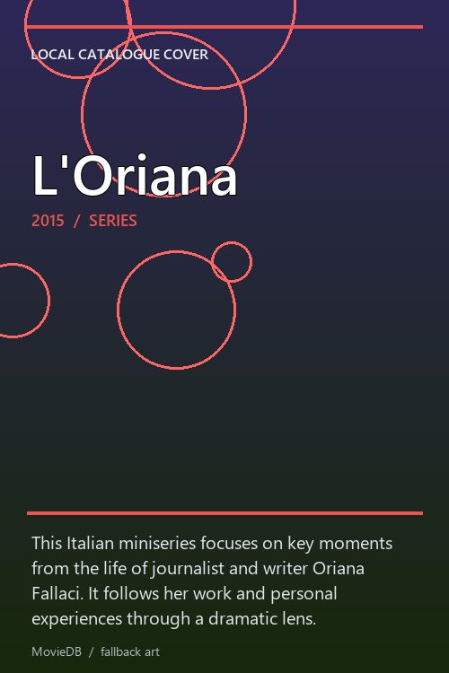 L'Oriana poster