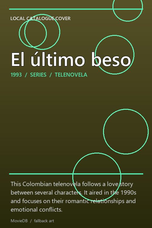 El último beso poster