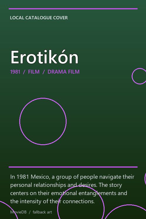 Erotikón poster