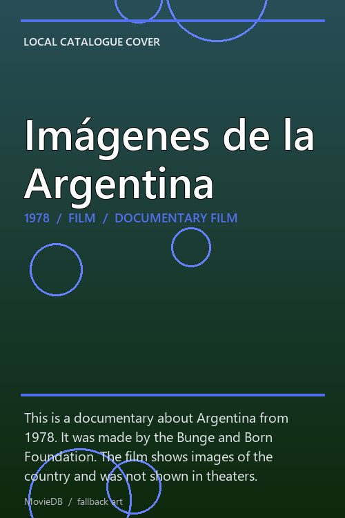 Imágenes de la Argentina poster