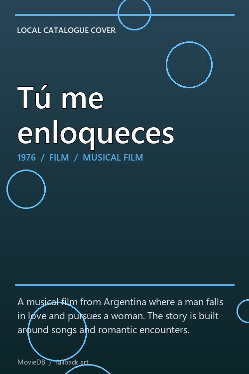 Tú me enloqueces poster