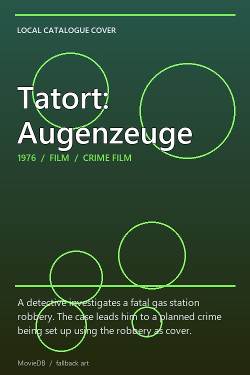 Tatort: Augenzeuge poster